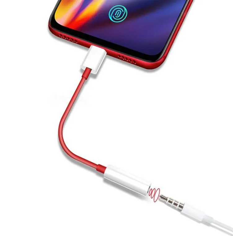 OnePlus 6T USB Тип C до 3,5 мм Адаптер AUX Adio Audio для One Plus 6T 1+ USB-C Музыкальный конвертер