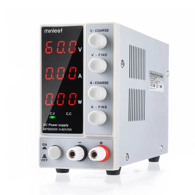 NPS605W ​​110V / 220V 0-60V 0-5A regolabile digitale DC Power Supply 300W ha regolato Laboratorio di commutazione auto Tensione di alimentazione di corrente