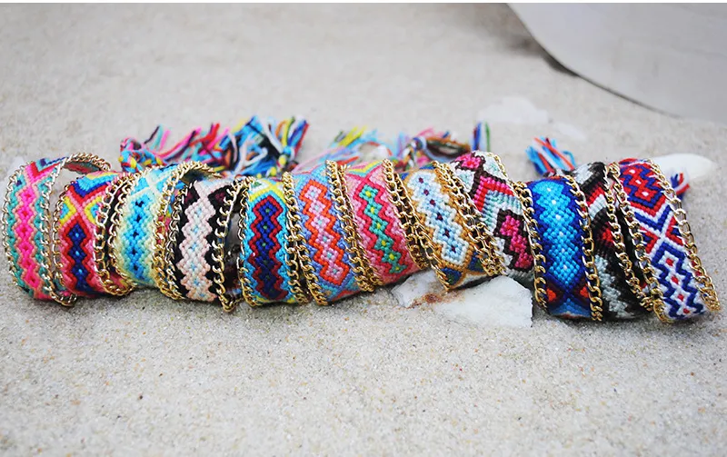 6 Or 12 Pack Bohemian Woven Bracelets – Adjustable Friendship Bracelets For Women & Men