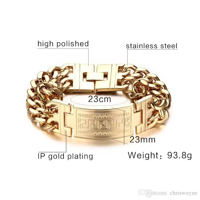 Golden Bracelate Heavy Chain Gold Plated Bracelet at Rs 23000/piece in  Mumbai