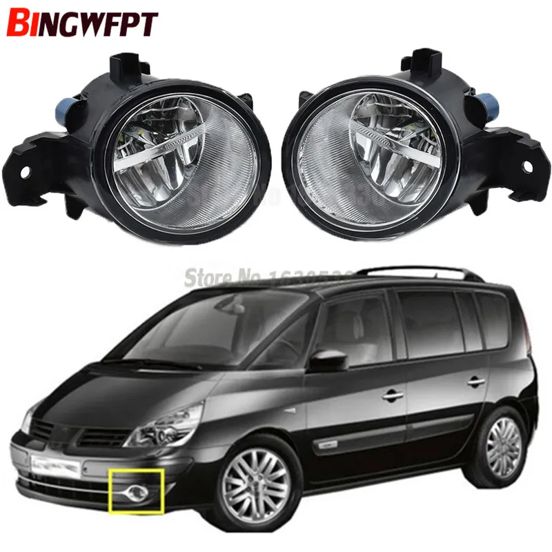 2 pçs / set car styling luzes de nevoeiro led alto brilho lâmpadas de nevoeiro de halogéneo para renault espace 4 / iv (jk0 / 1_) MPV 2003-2012