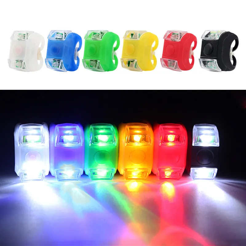 LED Bicycle Lights Safty Warning Flashlight Strobe Tail Rear Bulb Taillight Bike Front Handlebar Light