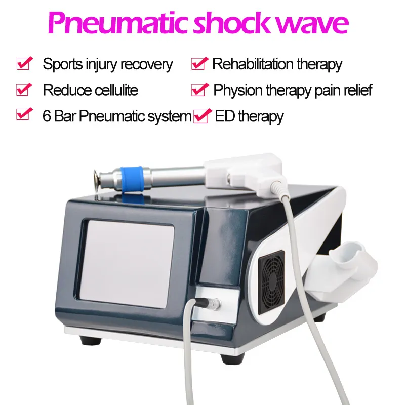 Pnömatik şok dalga terapi ekipmanları ağrı kesici makine kas stimülatörü fizik tedavi ekstrakorporeal shockwave makineleri
