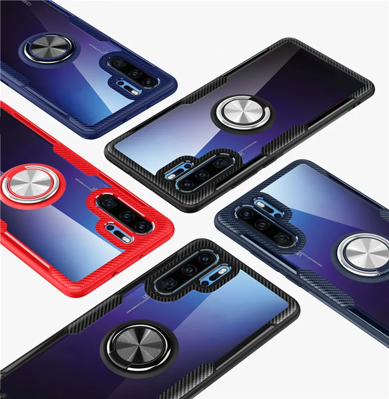 قذيفة هاتف محمول مناسبة ل P40 pro الشفاف قرص مدرع درع محمول قذيفة نوفا4 magnetic mascing anti-fall