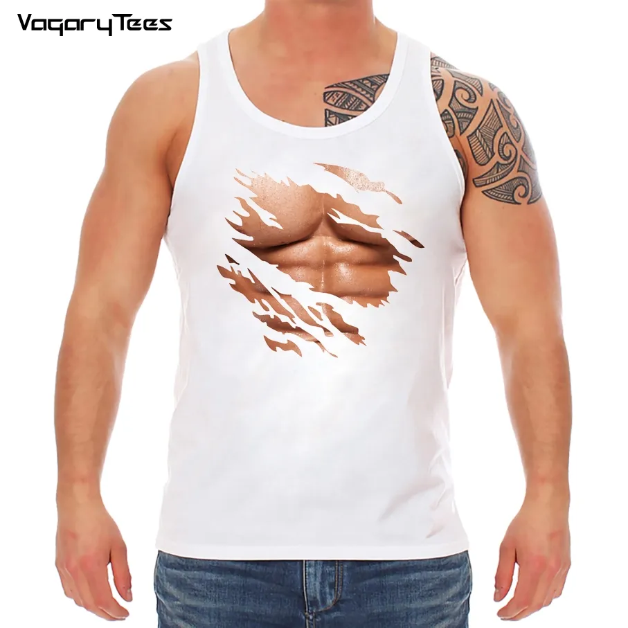 Mens Tank Tops Big Boobs Sexy Stomach Six Pack Abs Muscle Top Naked  Personality Novelty For Men Women Man Clothing Homme From Topcoat, $39.91