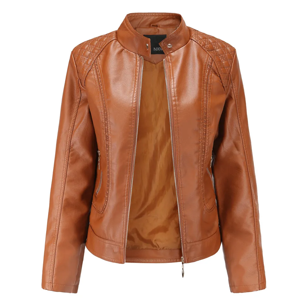 Leather jacket women clearance 2019