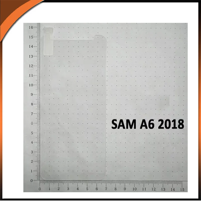 För Samsung A6 2018 2,5D 0,26 mm 9H Härdad glasskärmsskydd med 10IN1-paket