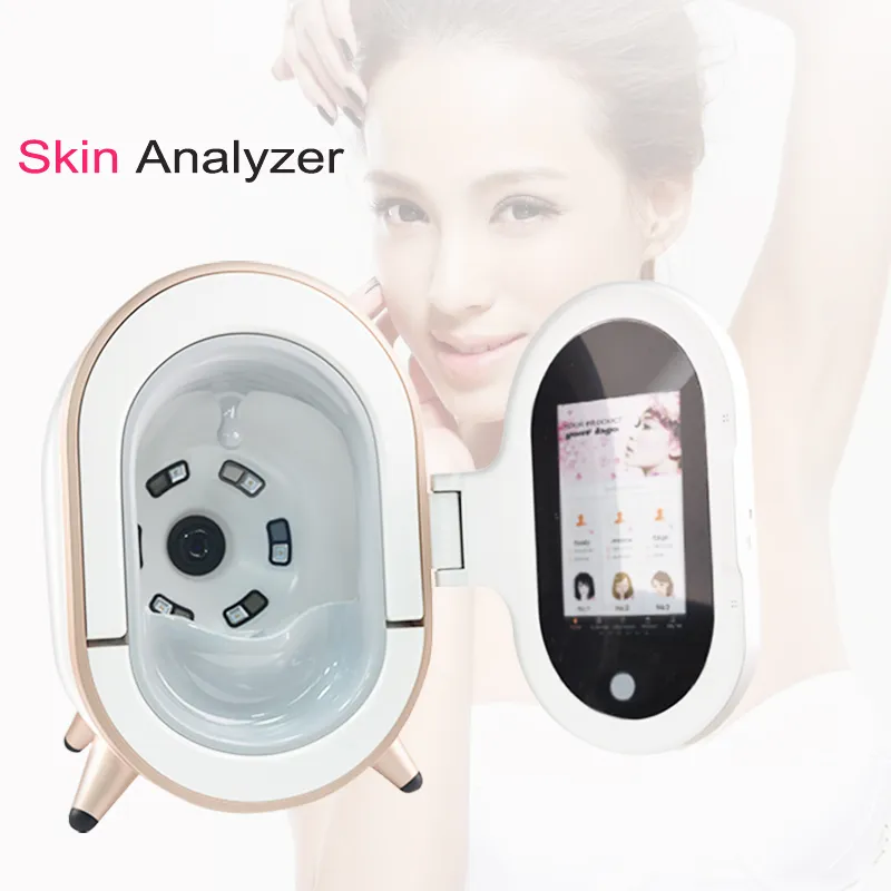 Nouveau système de diagnostic de la peau Technologie Scanner facial Analyseur de peau portable Machine d'analyse de peau portable