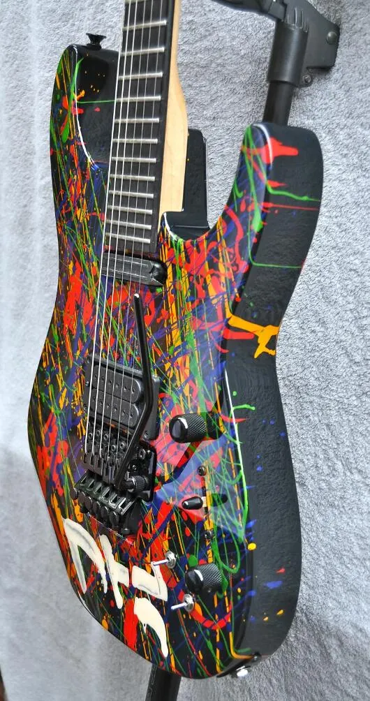 ギター Jackson PC1 30th Anniversary Signed 30th Anniversary Phil Collen Splatter Hand Made
