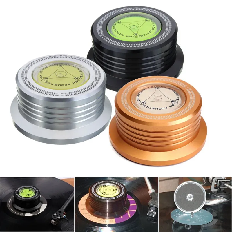 3in1 Record Clamp LP Disc Stabilizer for Vibration Balanced Vinyl ...