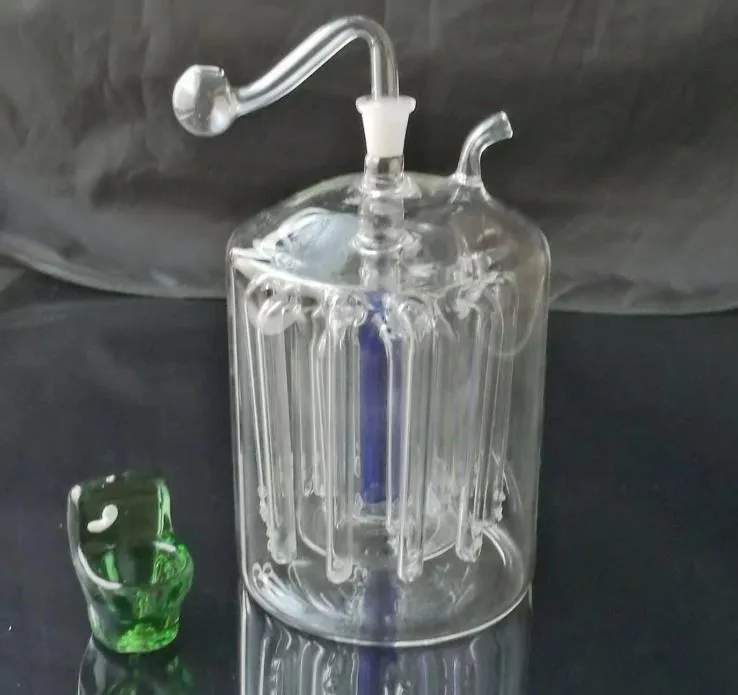 Super große 16-Klauen-Glasfilter-Schnupftabakflasche, Glasbongs, Ölbrenner, Glaswasserpfeifen, Bohrinseln, Rauchen kostenlos