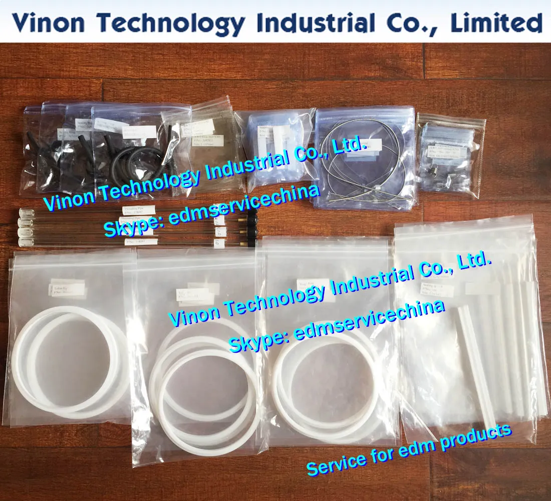 (2pcs / lote) 2072269 EDM esponja Tira de calafetagem de L = 750 milímetros para Sódico A325, A500W, 350W, A320, AQ325 fio corte reparação máquina de vedação peças