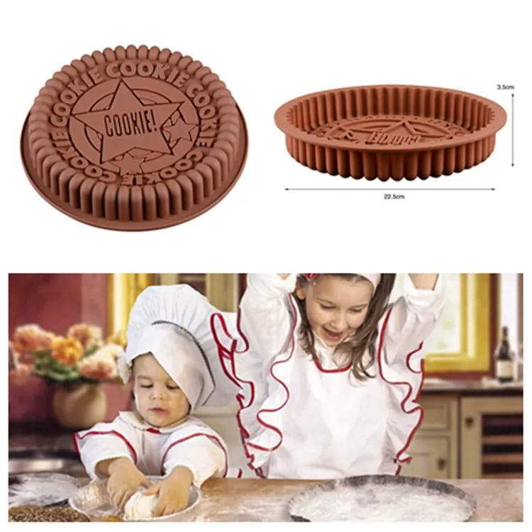 Cake Decorating Mold 3D Silicone Molds Baking Tools For Heart Round Cakes Chocolate Brownie Mousse Baking Moulds BakewareT2I5728