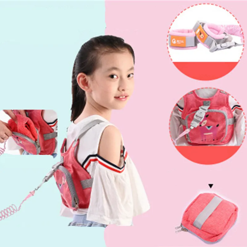 Toddler Safety Backpack Harness With Anti Lost Strap Cartoon Dinosaur
