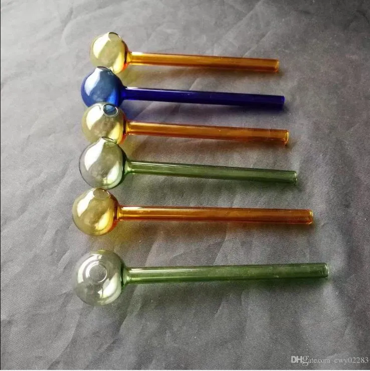 Color pipe , Glass Bongs Accessories Unique Oil Burner Glass Pipes Water Pipes Glass Pipe Oil Rigs Smoking with Dropper