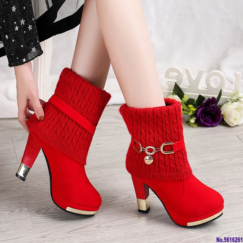 Sexy red booties hotsell