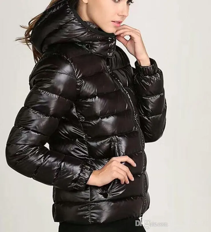 Chaqueta De Plumón Informal De Invierno Para Mujer De Marca Francesa,  Abrigos De Plumón Para Mujer