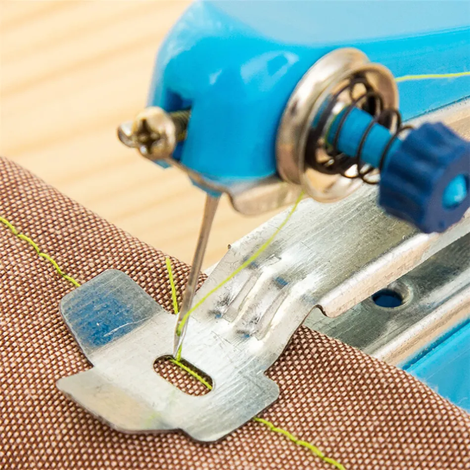 Hot Sale Mini Portable Needlework Cordless Mini Hand Held Clothes Fusing  Fabric Sewing Machine Sewing Tools Random Color From Yxw104187786, $2.28