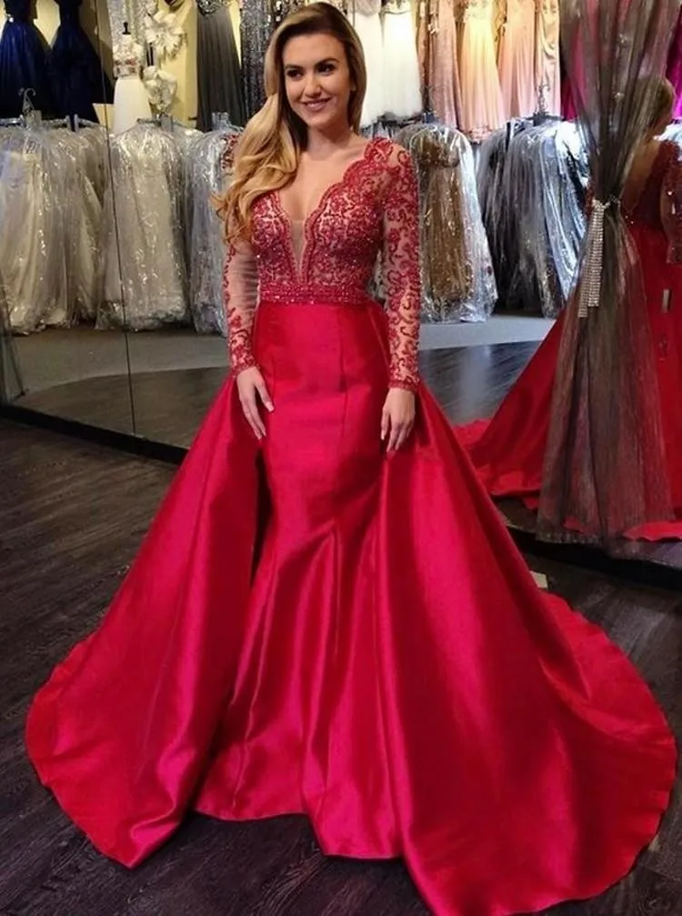 Vestidos rojos de noche 2019 deals