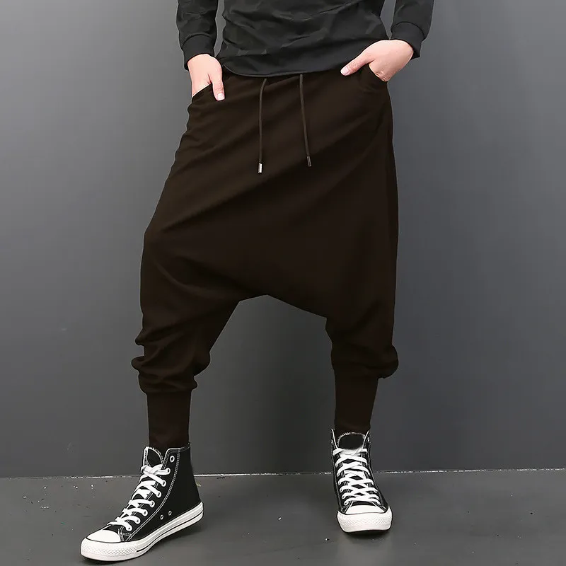 Long crotch sweatpants 2025