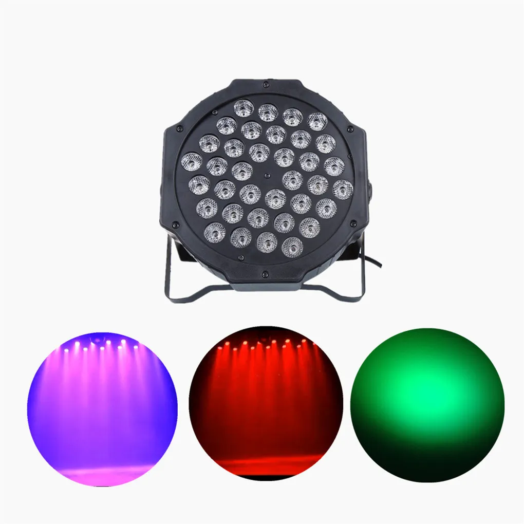 AUCD MINI 36 PCS RGB Red Green Blue LED LED PARステージ照明ディスコDJクラブエフェクトウェディングショーDMXストロボライトLE-PAR36