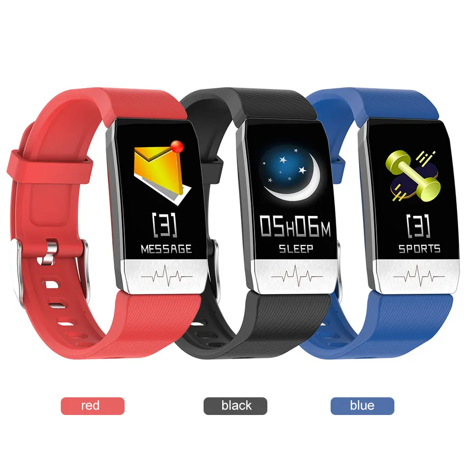 Colorful Screen T1S Smart Bracelet Fitness Tracker Smartwatch With