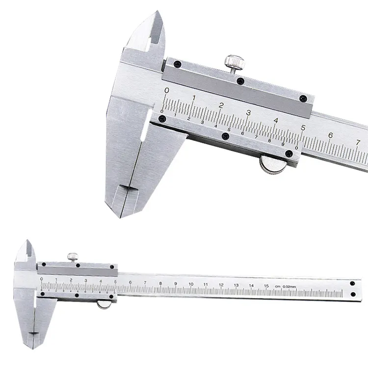 Vernier Summer 6 "0-150 мм 0,02 мм металлические супбированные калибровочные микрометр измерительные инструменты