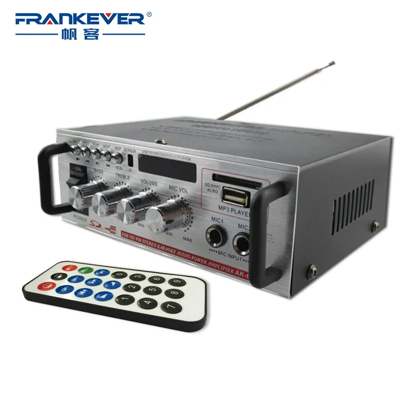 Freeshipping AK-668D Hi-Fi USB Araç Ses Stereo amplifikatör Motosiklet Tekne MP3 MP4 CD Mini Dijital Güç Amplifikatörleri