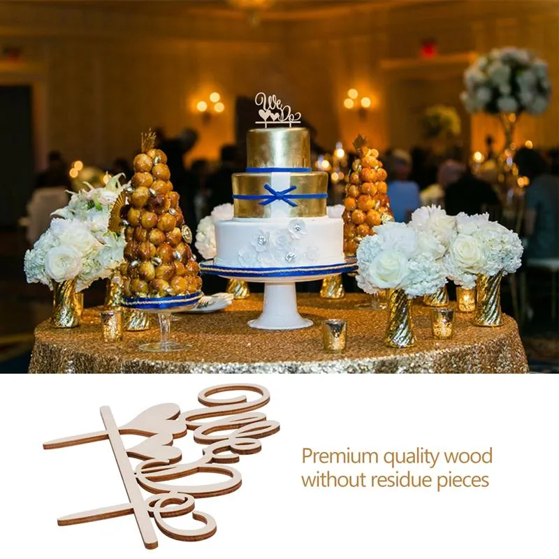 Cake Topper Matrimonio Mr & Mrs Con Diamanti | 5 Pezzi | Decorazione In Acrilico Per Torta (11x15.5 Cm) - 2