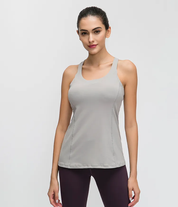 Compression Yoga Black Align Tank With Built In Bra And Strappy Back For  Women Ideal For Running, Dancing, And Activewear Workouts From Virson,  $18.36