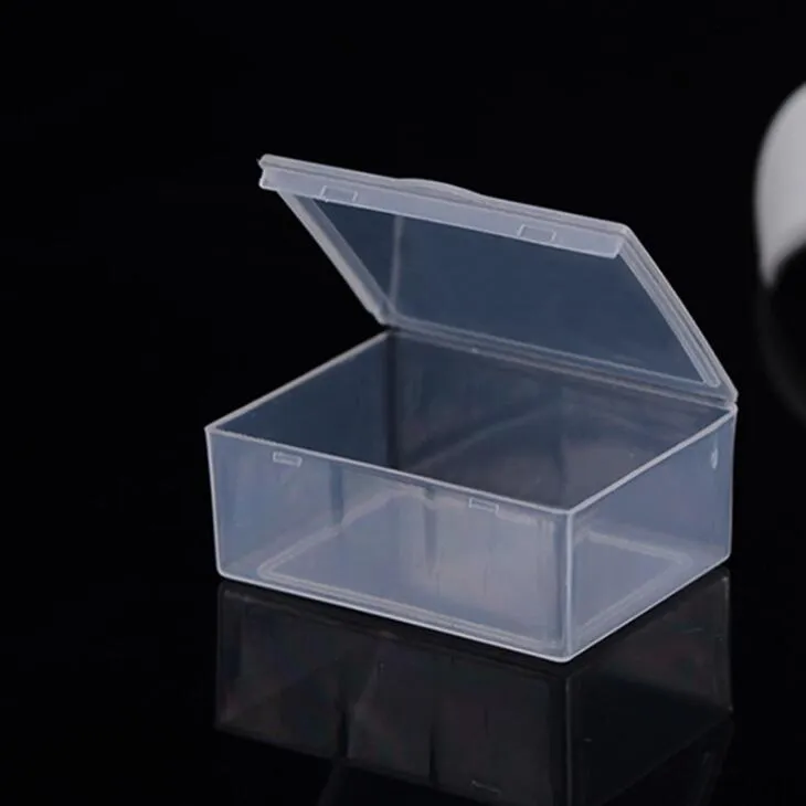 5.3*4*1.9CM Mini Hard Square Storage Box Clear Plastic Storage Case For DIY  Tool Nail Art Jewelry Accessory Beads Stones Crafts Case Container From  Lindsay_sz, $0.29