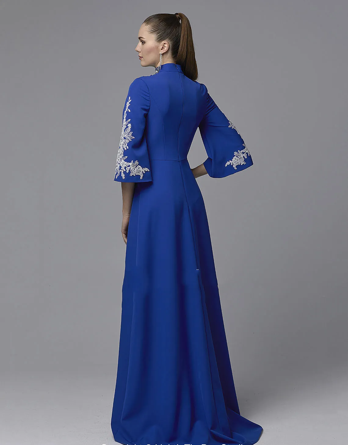 semi formal long sleeve dresses Amazon.com: Ever-Pretty Women's Crewneck Long Lantern Sleeves Floor Length A-Line Pleated Chiffon Formal Dress Dark Green US02 : Clothing, Shoes & Jewelry