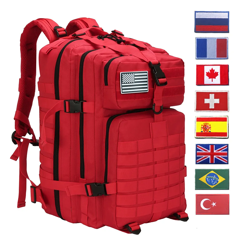 50L Militaire Tactische Rugzakken Training Gym Fitnesszak Man Outdoor Wandelen Camping Travel Rugzak Trekking Army Molle Rugzak