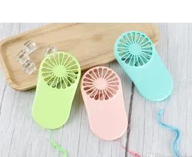 2019 New Mini Fan Cool Air Hand Held Fans Sports Work Travel Cooler Fan Cooling Rechargeable Air Conditioning Electric Pocket Fan Portable