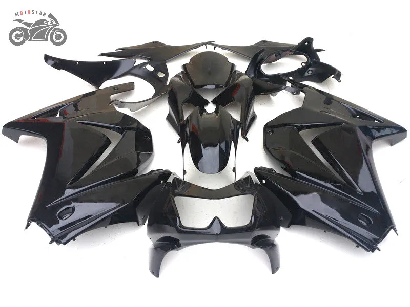 7 подарковских обтекателей для Kawasaki Ninja 250R ZX250R ZX 250 2008 2009 2010 2011 2011 2012 EX250 08-12 Все глянцевые черные обтекатель