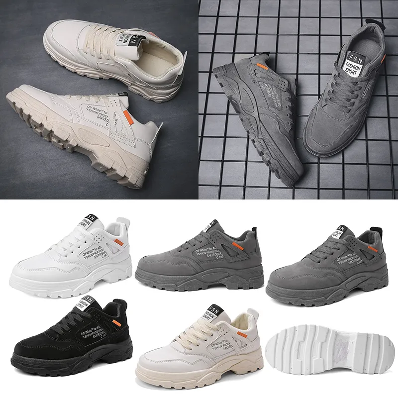 Klassisk sport Kvinnor Utomhusskor Triple Vit Svart Grå Villus Bekväma Trainer Designer Sneakers Storlek 35-40