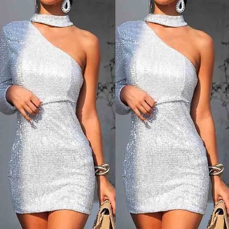 Women New Style Sexy Night Club Dresses European And American Style For Ladies Slim Fashion Party Dress For Ladies