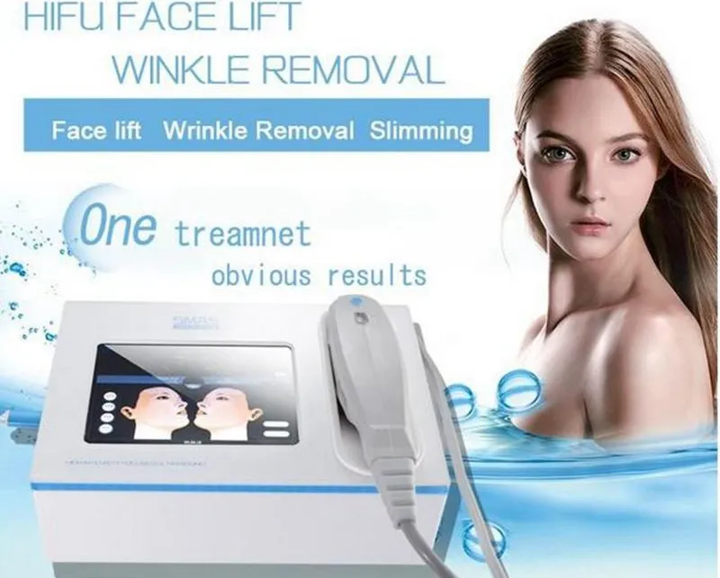 2019 Portable Home Use HIFU 10000 Shots Wrinkle Removal Face Skin Care Machine Focused Ultrasound Hifu Face Lift Machine Wrinkle Removal