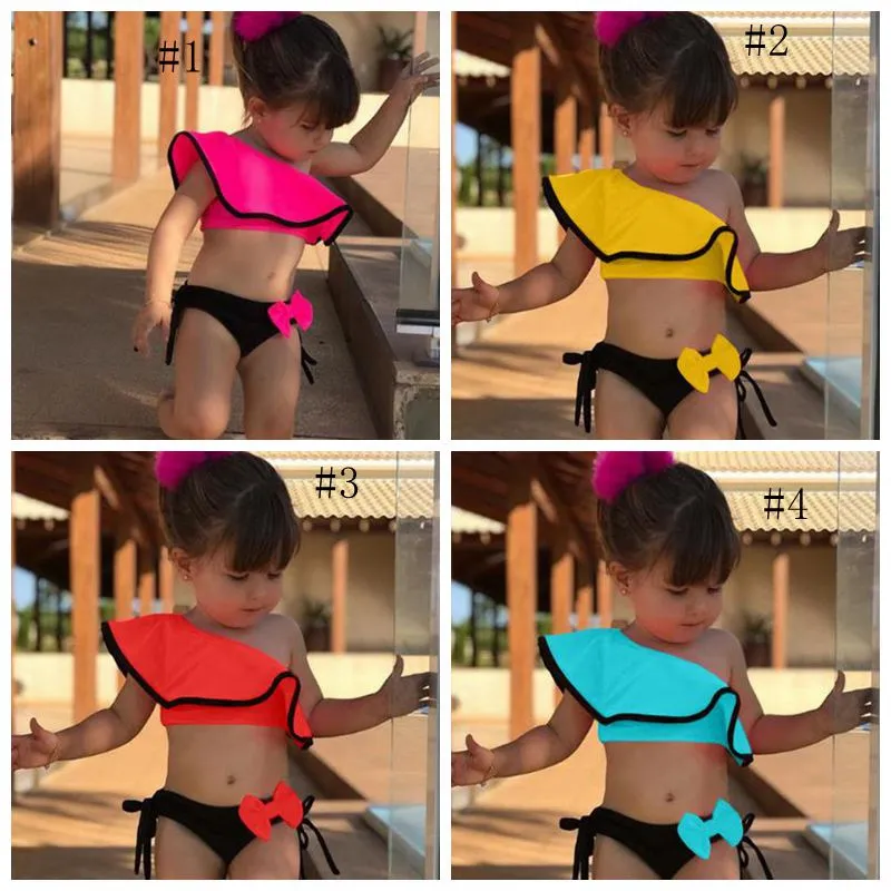  FOUTTUE Toddler Kids Girl's 3 Piece Swimsuits