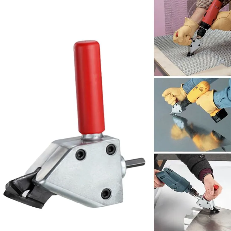 160A Hand Sheet Metal Nibbler Saw Cutter Metal Cutting Tool Power Drill Attachment NibblerSheet N