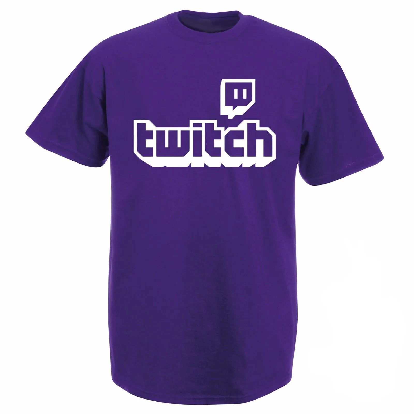 Twitch Tv T-Shirt – Lila Gaming Top Gamer T-Shirt Vatertag Fan Geschenke Kurzarm Pride Männer Frauen Unisex T-Shirt Kostenloser Versand Y19060601