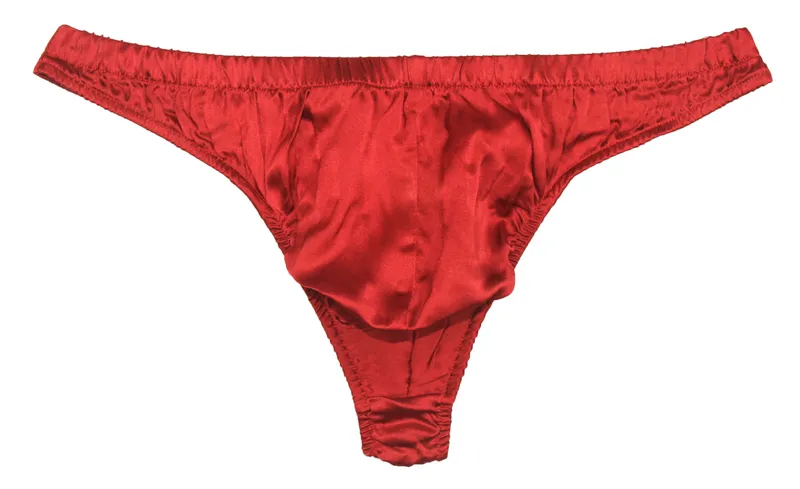 Silk Satin Mens Thong Mens Silk Briefs Sexy Underwear In US