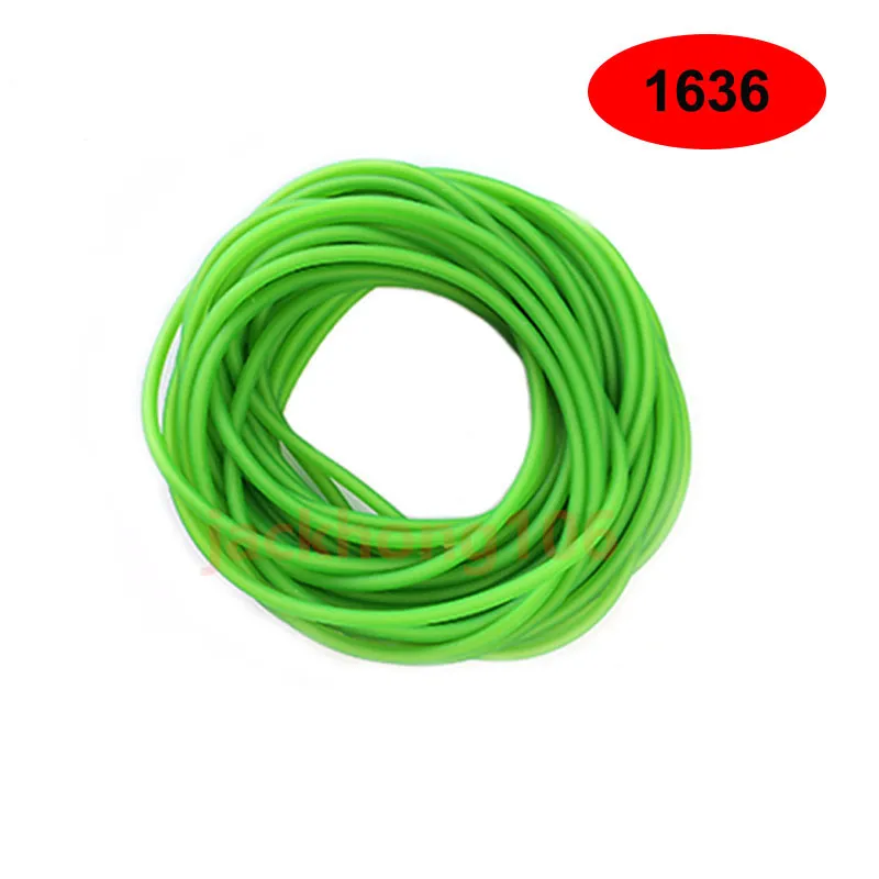 Tubo di gomma per fionda verde fluorescente da 10 m 1636 1842 2040 1745 2050 elastico per fionda caccia catapulta