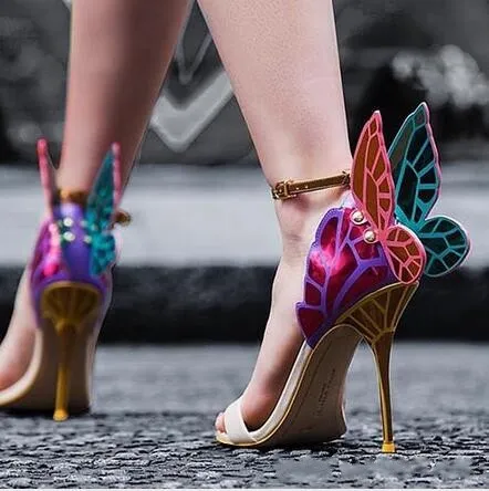 Sophia Webster Rose Gold Leather Chiara Butterfly Sandal, 36 - BOPF |  Business of Preloved Fashion