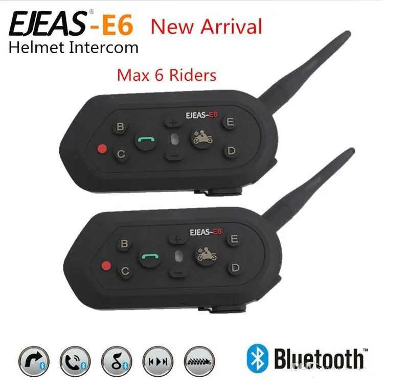 Ejeas e6 top intercom headset