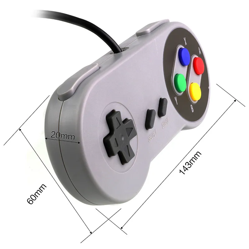 Controle Super Nintendo USB Snes Joystick Emulador