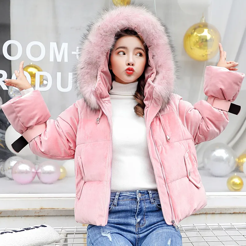 New Arrival Womens Winter Jackets Hooded With Fur Cotton Padded Winter Jacket Women Fashion 2019 Coat Parka Casaco Feminino From 30 59 DHgate