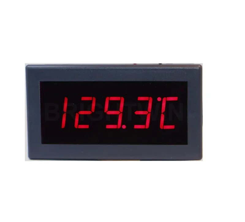 Panel-mounted Type K Thermocouple Temperature Meter High Precision -200 to 1372 Cel Thermocouple Sensor Signal Display Meter