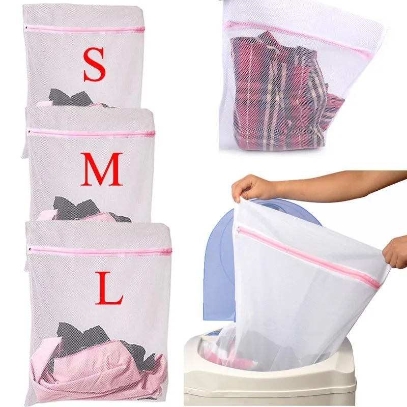 Laundry Bags Clothes Washing Machine Foldable Bra Mesh Net Wash Bag Pouch  Basket Clothes Protection Net OOA7089 4 From 0,39 €