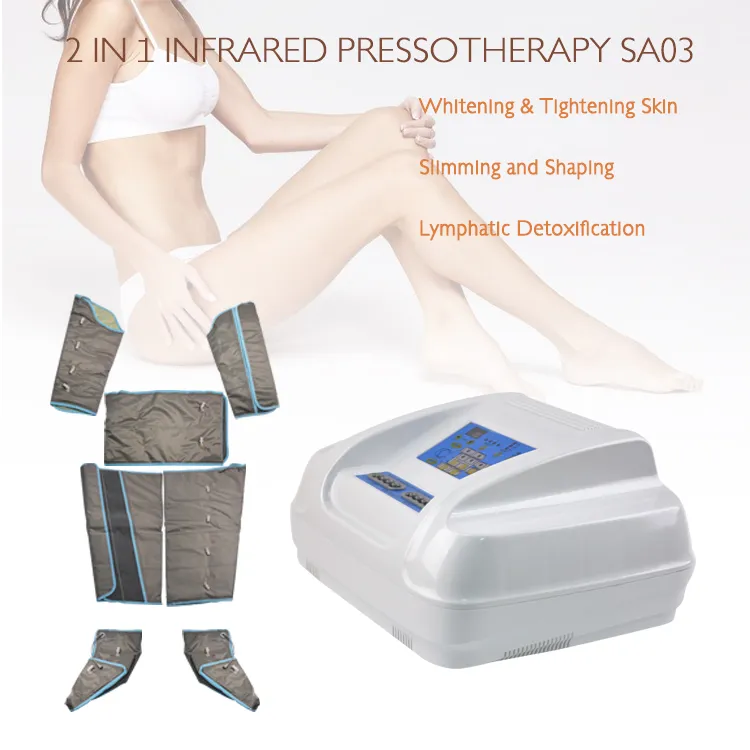 Nova Chegada 2 In1 Light Light Do Corpo Do Corpo Do Corpo De Espreguiçadeiras Pressotherapy Shaping Boding Spa Equipamento de massagem em casa